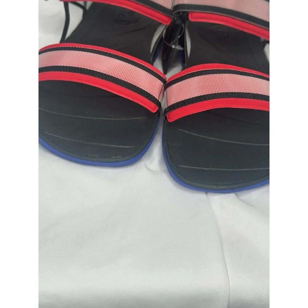The North Face Skeena Sandals Mens Red Pink Black Striped Sport Strappy NF0A46BG